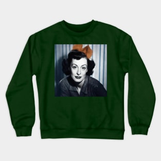 Joan Crawford portrait Crewneck Sweatshirt